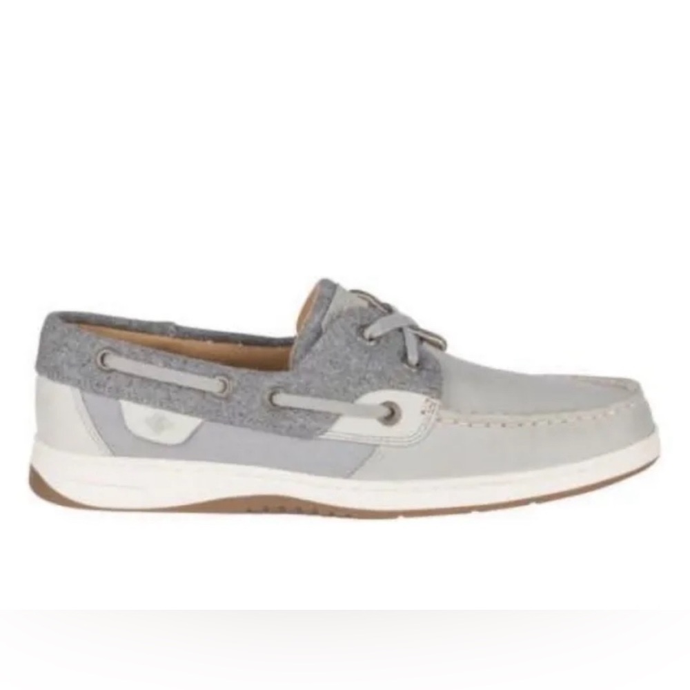 Sperry Top Sider Women Bluefish Wool Smoked Pearl Boat Shoe SZ 10 STS84435 *NEW*